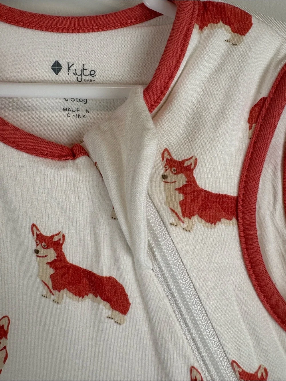 Kyte Baby Sleep Bag 0.5 tog RETIRED Corgi Size 0-6 months bamboo